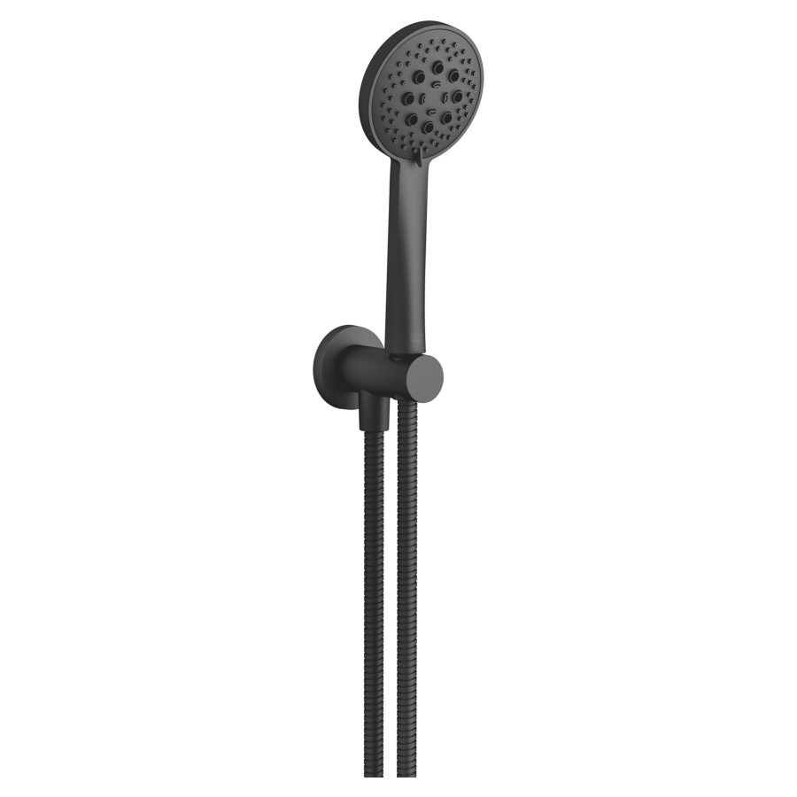 Garniture de douche  DORNBRACHT
rosace D 60 mm
avec support de douche intégré
douche à main Purify Rain,Compact Soft Flow
Compact Aquapressure Flow
débit 15 (L/min), avec système anti-calcaire
tuyau de douche métallique 125 cm