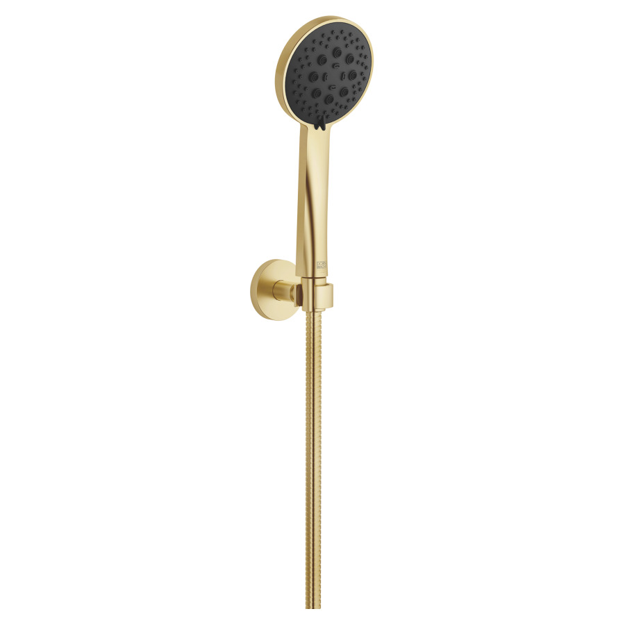 Garniture de douche  DORNBRACHT
rosace D 55 mm
douche à main Purify Rain,Compact Soft Flow
Compact Aquapressure Flow
débit 15 (L/min), avec système anti-calcaire
tuyau de douche métallique 125 cm