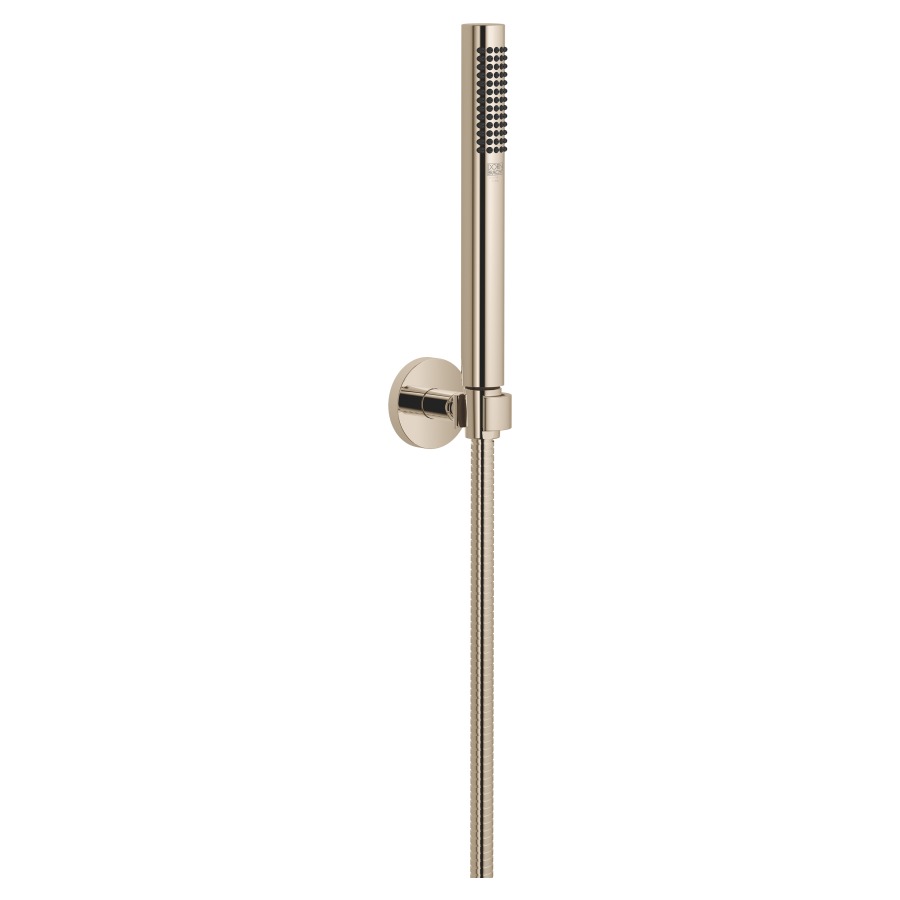 Garniture de douche  DORNBRACHT
rosace D 55 mm
douche à main Purify Rain
débit 15 (L/min), avec système anti-calcaire
tuyau de douche métallique 125 cm