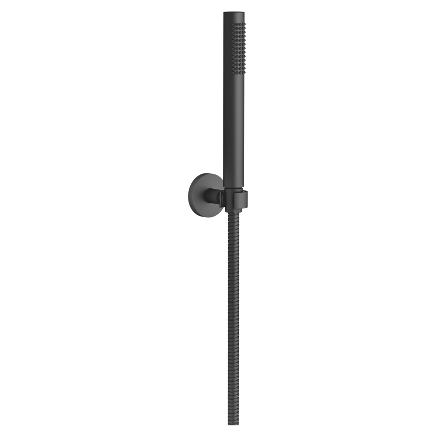 Garniture de douche  DORNBRACHT
rosace D 55 mm
douche à main Purify Rain
débit 15 (L/min), avec système anti-calcaire
tuyau de douche métallique 125 cm