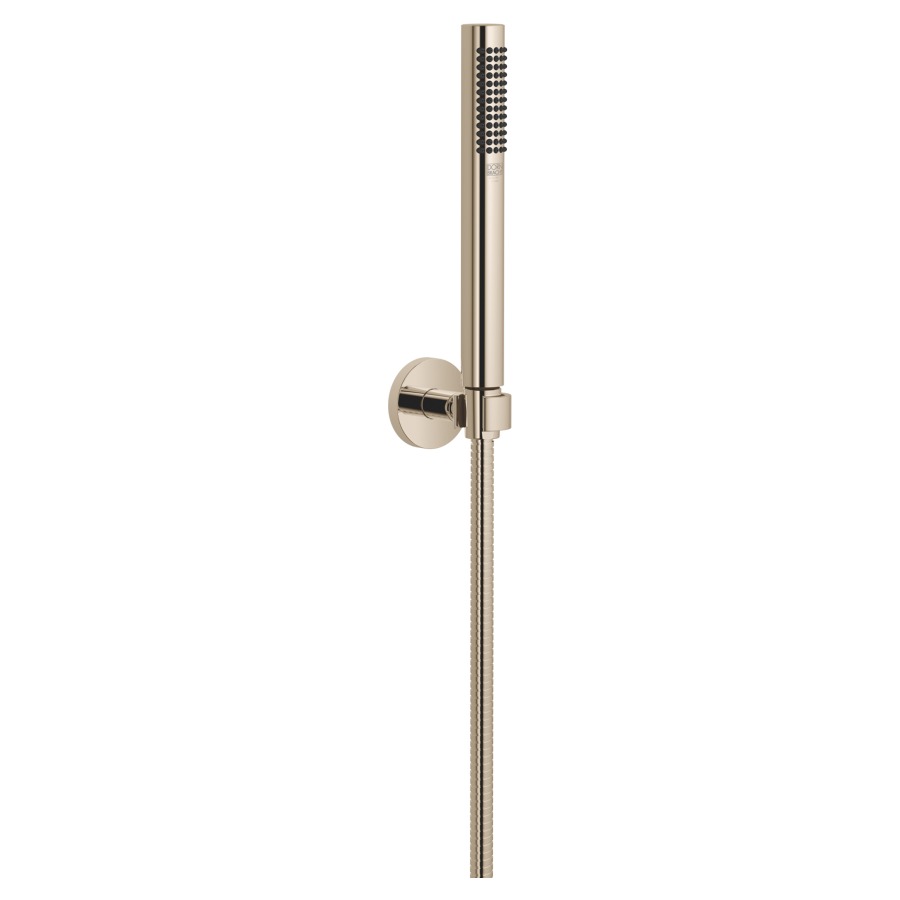 Garniture de douche  DORNBRACHT
rosace D 55 mm
douche à main Purify Rain
débit 15 (L/min), avec système anti-calcaire
tuyau de douche métallique 125 cm