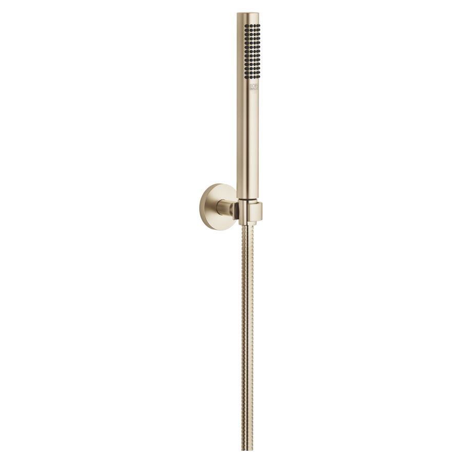 Garniture de douche  DORNBRACHT
rosace D 55 mm
douche à main Purify Rain
débit 15 (L/min), avec système anti-calcaire
tuyau de douche métallique 125 cm