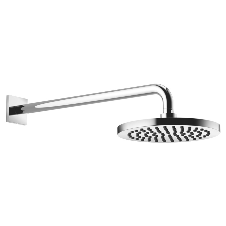 Douche murale DORNBRACHT
rosace 65 x 65 mm, saillie 450 mm
pomme de douche D 22 cm, Pure Rain
débit 9 (L/min), avec système anti-calcaire