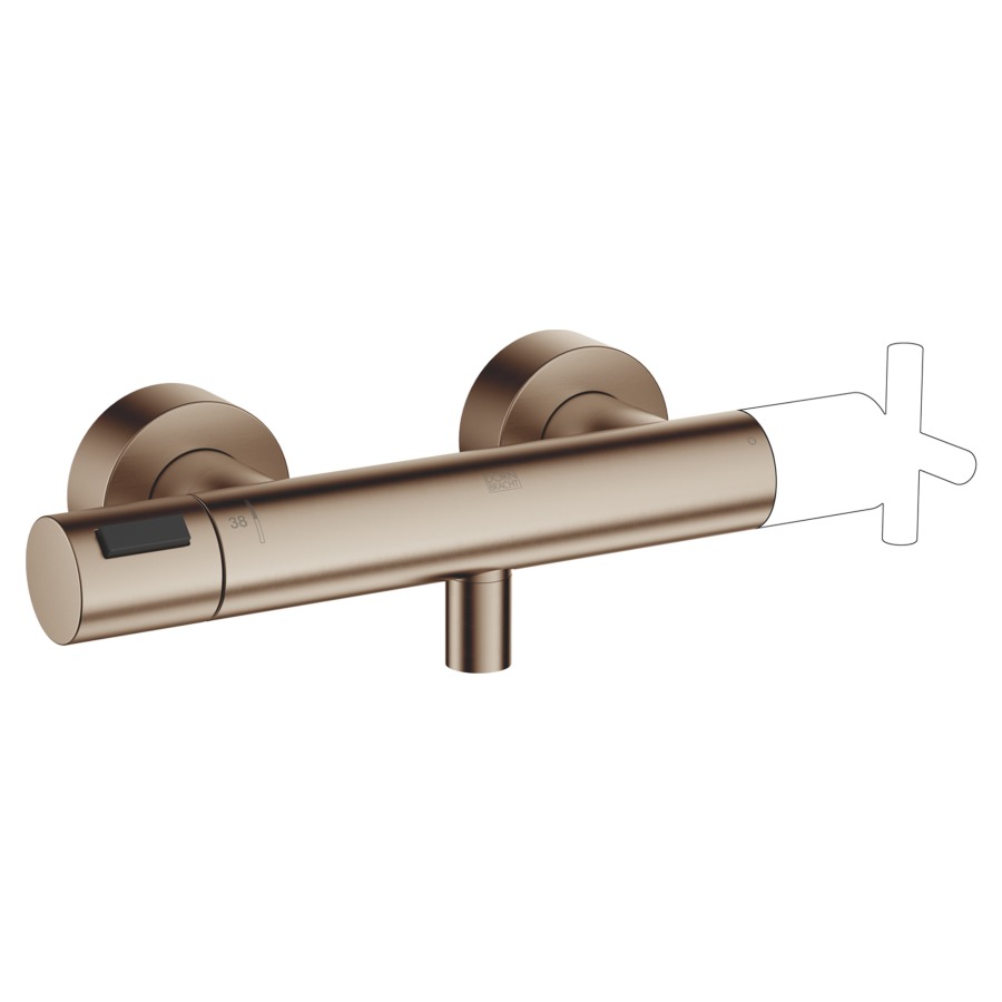 Thermostat DORNBRACHT
E 137-163 mm
avec fonction FlowReduce
sans réglage du débit
