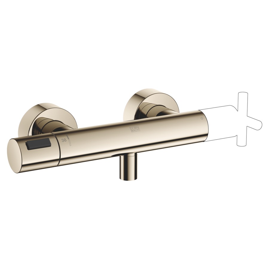 Thermostat DORNBRACHT
E 137-163 mm
avec fonction FlowReduce
sans réglage du débit