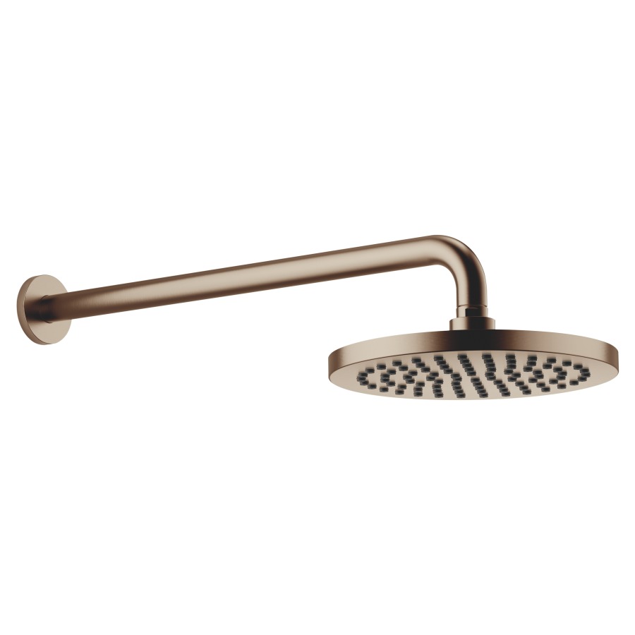 Douche murale DORNBRACHT
rosace D 60 mm, saillie 450 mm
pomme de douche D 22 cm, Pure Rain
débit 9 (L/min), avec système anti-calcaire