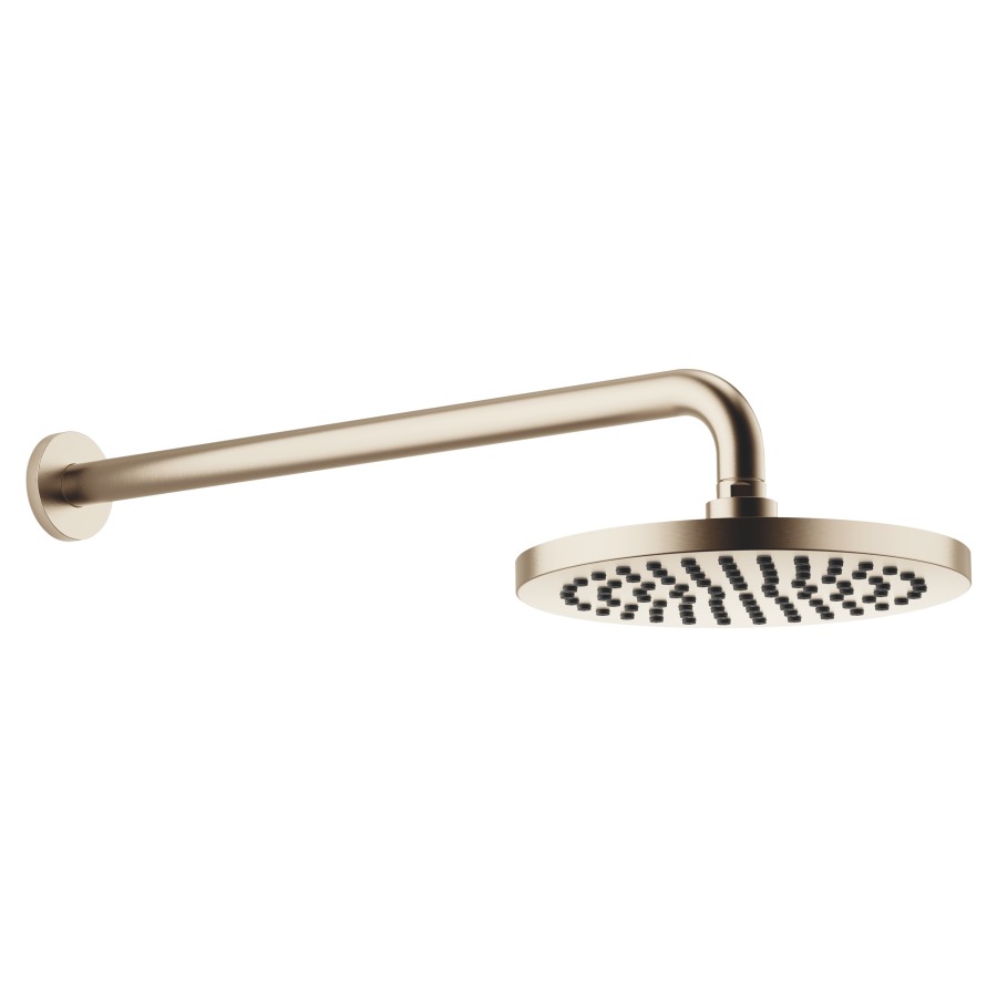 Douche murale DORNBRACHT
rosace D 60 mm, saillie 450 mm
pomme de douche D 22 cm, Pure Rain
débit 9 (L/min), avec système anti-calcaire