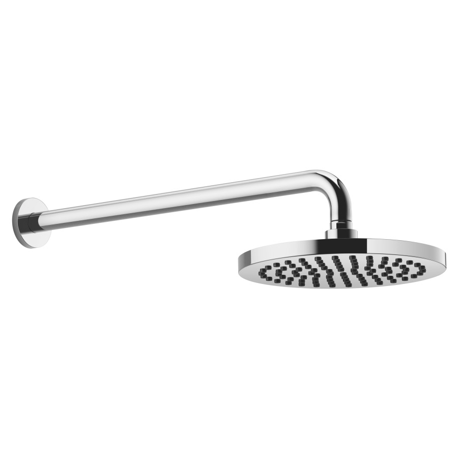 Douche murale DORNBRACHT
rosace D 60 mm, saillie 450 mm
pomme de douche D 22 cm, Pure Rain
débit 9 (L/min), avec système anti-calcaire