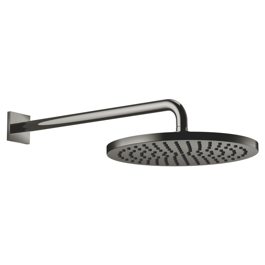 Douche murale DORNBRACHT
rosace 65 x 65 mm, saillie 450 mm
pomme de douche D 30 cm, Pure Rain
débit 14 (L/min), avec système anti-calcaire