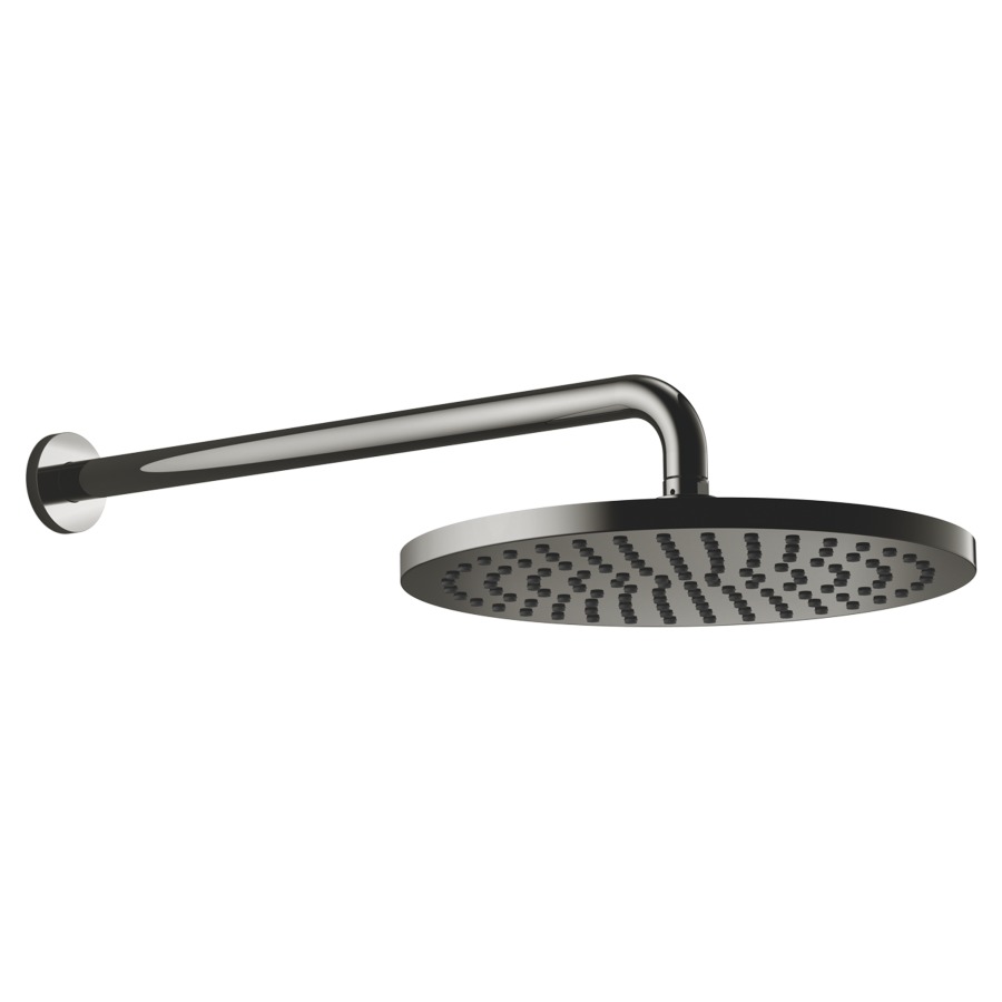 Douche murale DORNBRACHT
rosace D 60 mm, saillie 450 mm
pomme de douche D 30 cm, Pure Rain
débit 14 (L/min), avec système anti-calcaire