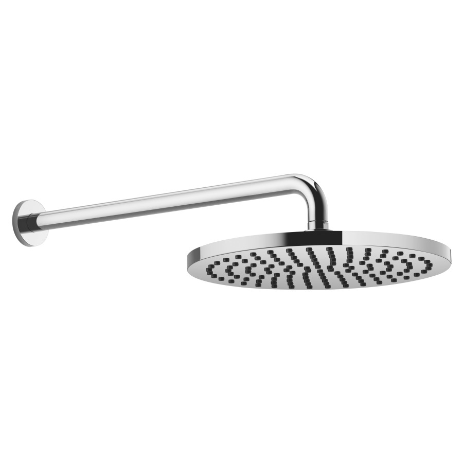 Douche murale DORNBRACHT
rosace D 60 mm, saillie 450 mm
pomme de douche D 30 cm, Pure Rain
débit 14 (L/min), avec système anti-calcaire