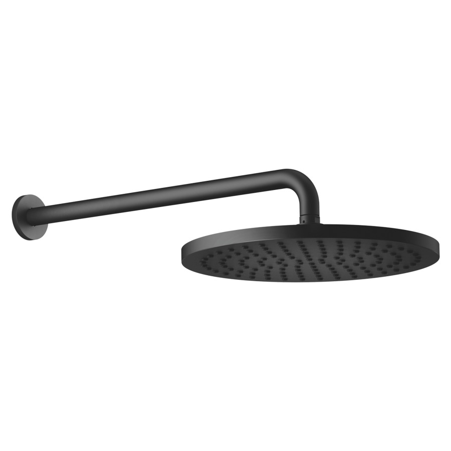 Douche murale DORNBRACHT
rosace D 60 mm, saillie 450 mm
pomme de douche D 30 cm, Pure Rain
débit 14 (L/min), avec système anti-calcaire