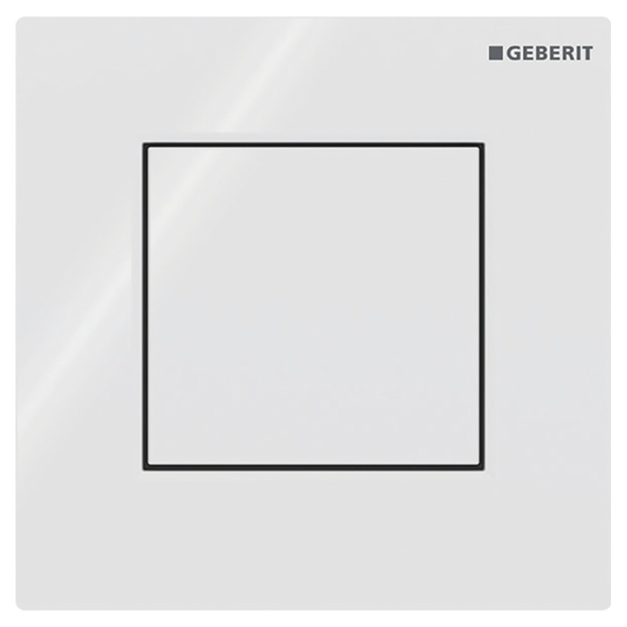 Plaque de recouvrement Typ 01 angulaire
pour commande d'urinoir avec déclenchement 
pneumatique du rinçage