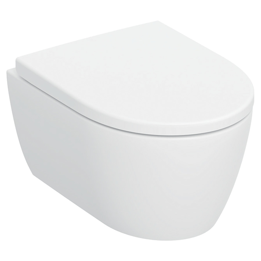 Set cuvette murale ICON UP
petite saillie
35.5 x 33.5 x 49 cm
Céramique, sans bord de rinçage, TurboFlush
forme fermée, pour chasse d'eau à 
encastrer, avec siège de WC
avec système d’abaissement automatique
avec matériel de fixation