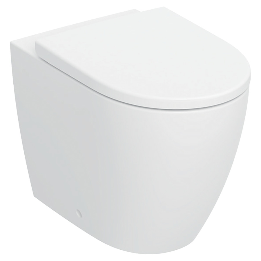 Set Cuvette au sol ICON UP
35.5 x 41 x 56 cm
Céramique, sans bord de rinçage, TurboFlush
forme fermée, pour chasse d'eau à 
encastrer, avec siège de WC
avec système d'abaissement automatique
avec matériel de fixation