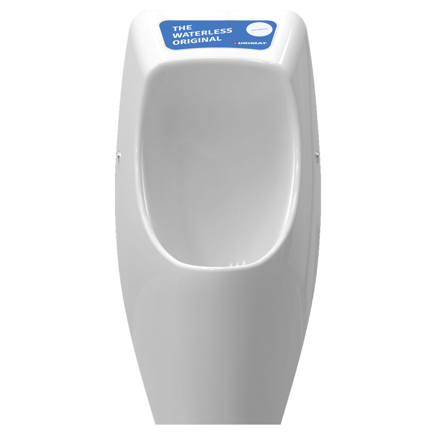 Urinoir Urimat Eco25 Plus
39.3 x 79 x 39 cm
Plastique, avec affichage passif
sortie 90°, sans électricité
sans eau et sans produits chimiques
avec matériel de fixation