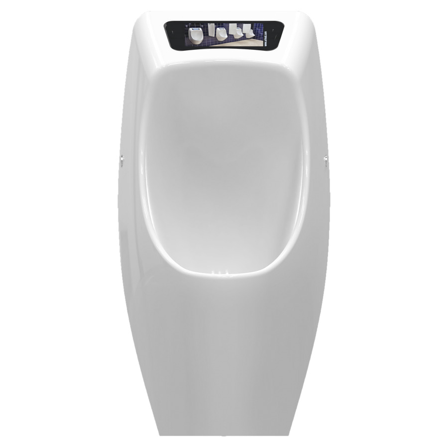 Urinoir Urimat Eco25 Video
39.3 x 79 x 39 cm
Plastique, avec écran LCD 6.5"
WiFi/USB, sortie 90°
sans eau et sans produits chimiques
raccordement au réseau 230&nbsp;V
avec matériel de fixation