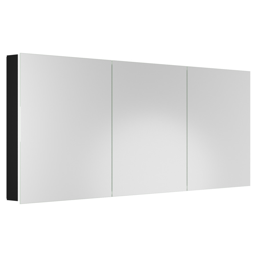 Armoire de toilette Auralis UP/AP
180 x 70 x 12.5 cm
Profilé en aluminium
3&nbsp;portes à double miroir (60/60/60)
éclairage LED indirect
48.64/49.60 Watt
8431/8477 Lumen, dimmable
6 étagères en verre réglables 
2 prises doubles à l'intérieur en bas à gauche 
et à droite, 1xT13, 2xUSB-C, 1 boîte d'accessoires 
avec miroir grossissant
Classe d’énergie C, IP24