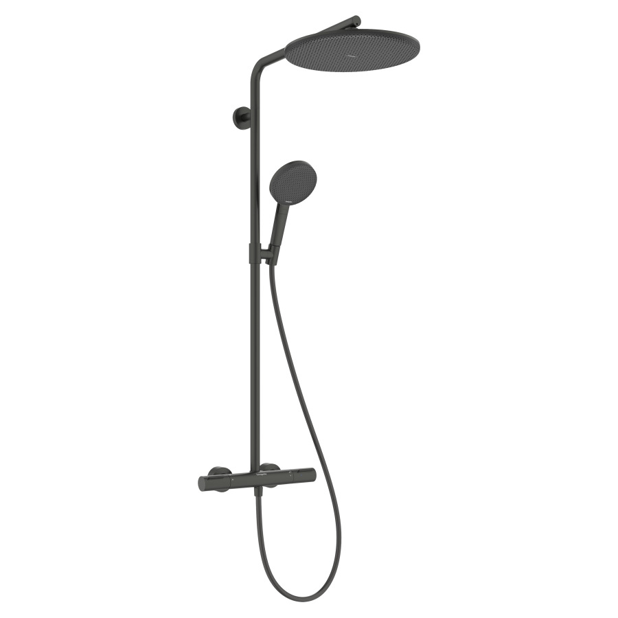 Système de douche Raindance Alive S Puro
EcoSmart+, avec élément Ecostat
douche de tête D 30 cm
1jet, Raindance Alive S, Rain ou PowderRain
douche à main RainAir/PowderRain/jet de massage
tuyau de douche, support de douche
glissière, 2&nbsp;raccordements
débit 6 (L/min)
groupe acoustique&nbsp;I