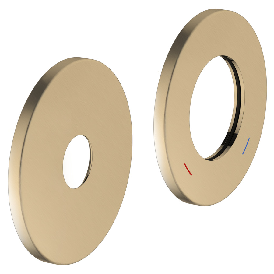 Rosace  EDITION 400
mesures grandes D 85 x 6 mm, ronde
pour mitigeur monocommande
de lavabo UP 2 trous
