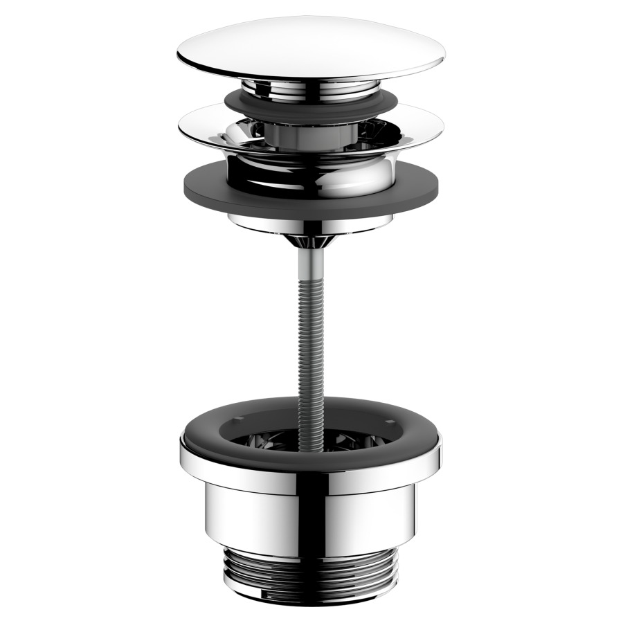 Garniture d'écoulement KEUCO
1 1/4", avec vidage Push-Open
pour lavabo avec trop-plein