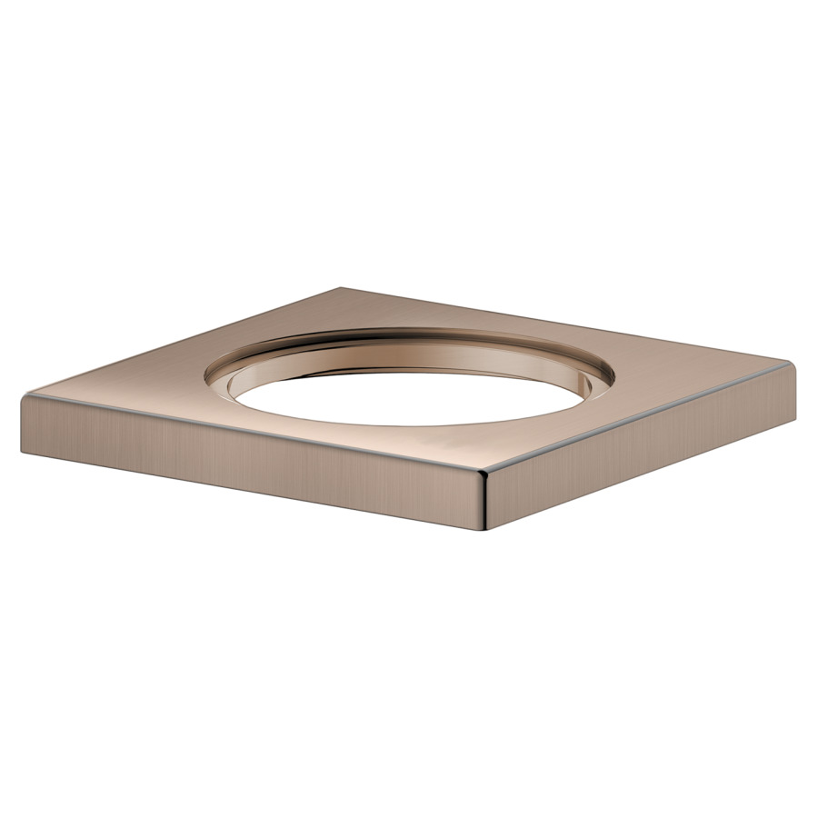 Rosace  IXMO
48 x 48 x 5 mm, angulaire
pour mitigeur monocommande
de lavabo et de bidet