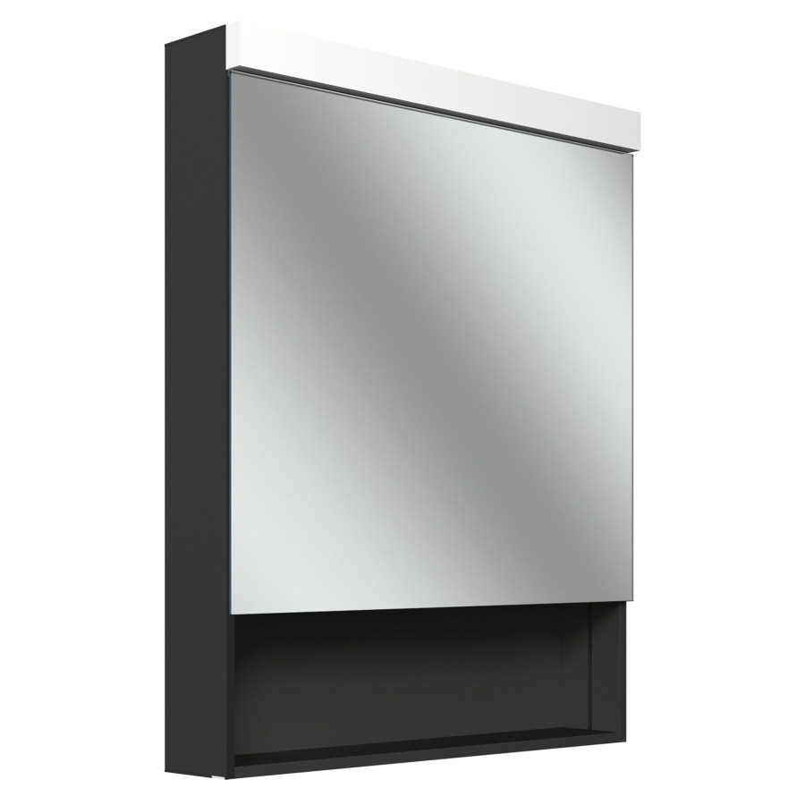 Armoire de toilette Schneider LOW plus LED UP/AP
59.5 x 74.7 x 12/13.3 cm
Profilé en aluminium
1&nbsp;porte à double miroir
charnière à gauche ou à droite
éclairage LED direct et indirect en haut
15/10 Watt, dimmable
dessus et dessous séparément commutable
2 tablettes en verre, 1&nbsp;prise double
en bas à droite sur le profil latéral
niche ouverte
Classe d’énergie C, IP44