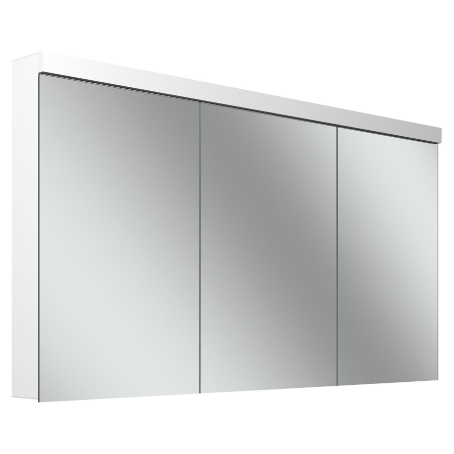 Armoire de toilette Schneider LOW plus LED UP/AP
139.5 x 74.7 x 12/13.3 cm
Profilé en aluminium
3&nbsp;portes à double miroir (45/50/45)
éclairage LED direct et indirect en haut
35/22 Watt, dimmable
dessus et dessous séparément commutable
4 tablettes en verre, 2 prises doubles
à la partition en bas
Classe d’énergie C, IP44