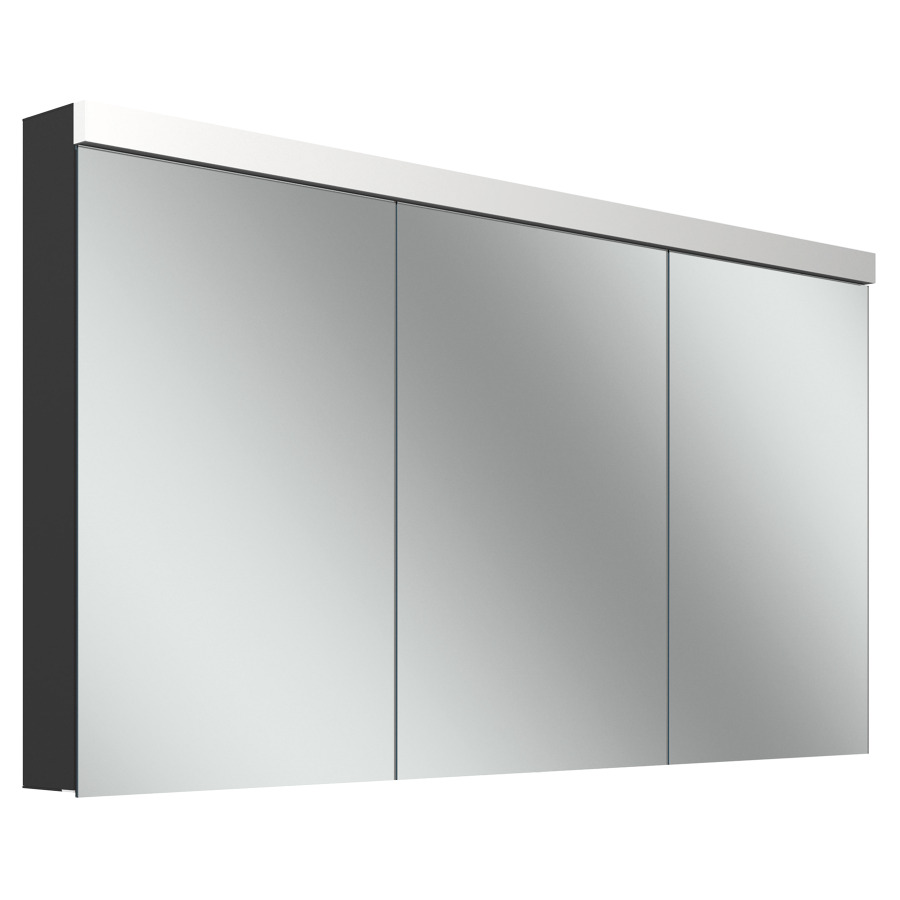 Armoire de toilette Schneider LOW plus LED UP/AP
139.5 x 74.7 x 12/13.3 cm
Profilé en aluminium
3&nbsp;portes à double miroir (45/50/45)
éclairage LED direct et indirect en haut
35/22 Watt, dimmable
dessus et dessous séparément commutable
4 tablettes en verre, 2 prises doubles
à la partition en bas
Classe d’énergie C, IP44