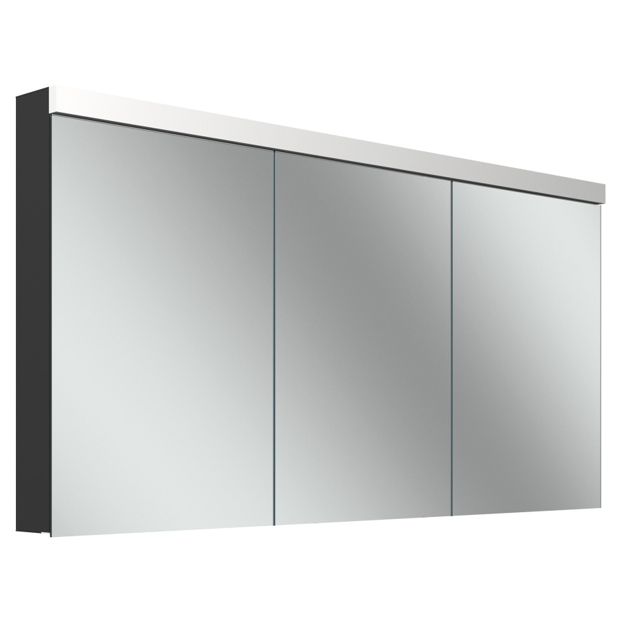 Armoire de toilette Schneider LOW plus LED UP/AP
149.5 x 74.7 x 12/13.3 cm
Profilé en aluminium
3&nbsp;portes à double miroir (50/50/50)
éclairage LED direct et indirect en haut
38/24 Watt, dimmable
dessus et dessous séparément commutable
4 tablettes en verre, 2 prises doubles
à la partition en bas
Classe d’énergie C, IP44