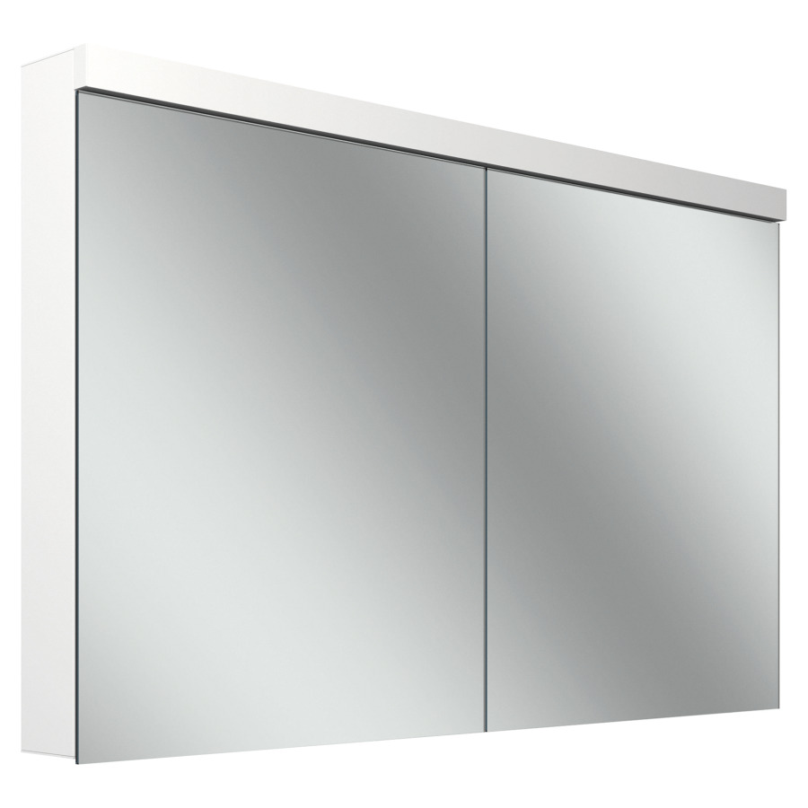 Armoire de toilette Schneider LOW plus TW UP/AP
119.5 x 74.7 x 12/13.3 cm
Profilé en aluminium
2&nbsp;portes à double miroir (60/60)
éclairage LED direct et indirect, 30/19 Watt
2000-6500 Kelvin, 8336 Lumen
dimmable, Tunable White
dessus et dessous séparément commutable
4 tablettes en verre, 2 prises doubles
à la partition en bas
Classe d’énergie C, IP44