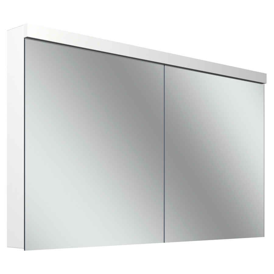 Armoire de toilette Schneider LOW plus TW UP/AP
129.5 x 74.7 x 12/13.3 cm
Profilé en aluminium
2&nbsp;portes à double miroir (65/65)
éclairage LED direct et indirect, 32/20 Watt
2000-6500 Kelvin, 8753 Lumen
dimmable, Tunable White
dessus et dessous séparément commutable
4 tablettes en verre, 2 prises doubles
à la partition en bas
Classe d’énergie C, IP44