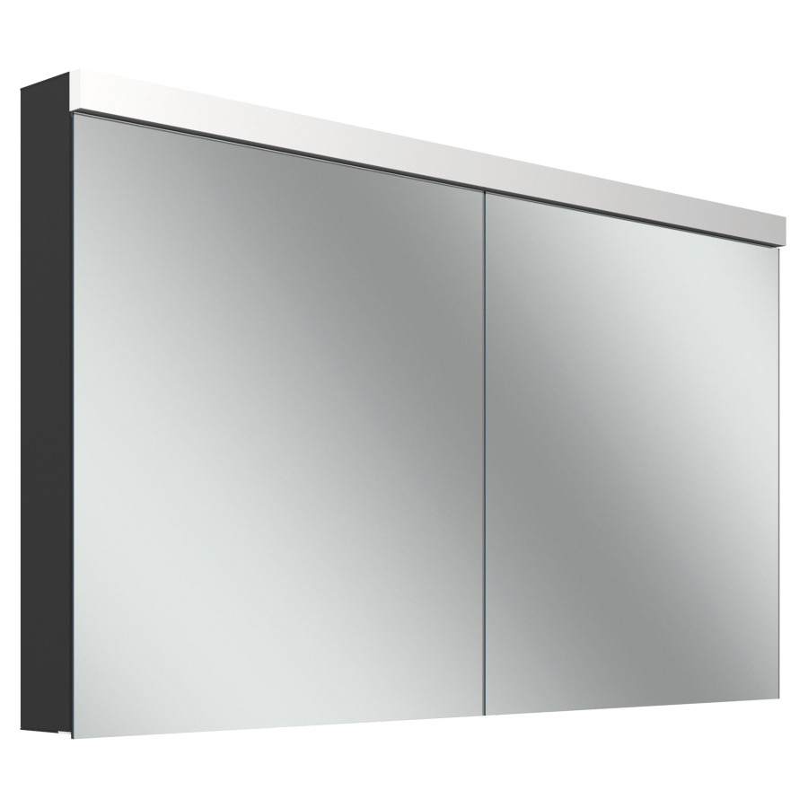 Armoire de toilette Schneider LOW plus TW UP/AP
129.5 x 74.7 x 12/13.3 cm
Profilé en aluminium
2&nbsp;portes à double miroir (65/65)
éclairage LED direct et indirect, 32/20 Watt
2000-6500 Kelvin, 8753 Lumen
dimmable, Tunable White
dessus et dessous séparément commutable
4 tablettes en verre, 2 prises doubles
à la partition en bas
Classe d’énergie C, IP44