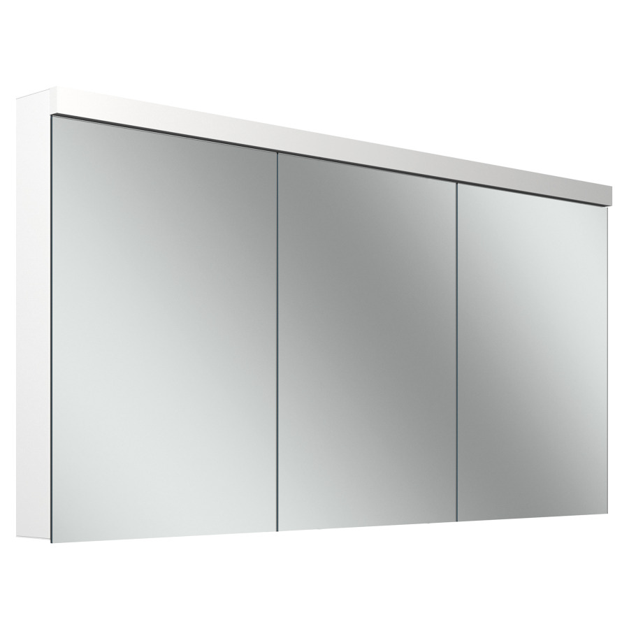 Armoire de toilette Schneider LOW plus TW UP/AP
149.5 x 74.7 x 12/13.3 cm
Profilé en aluminium
3&nbsp;portes à double miroir (50/50/50)
éclairage LED direct et indirect, 38/24 Watt
2000-6500 Kelvin, 10420 Lumen
dimmable, Tunable White
dessus et dessous séparément commutable
4 tablettes en verre, 2 prises doubles
à la partition en bas
Classe d’énergie C, IP44