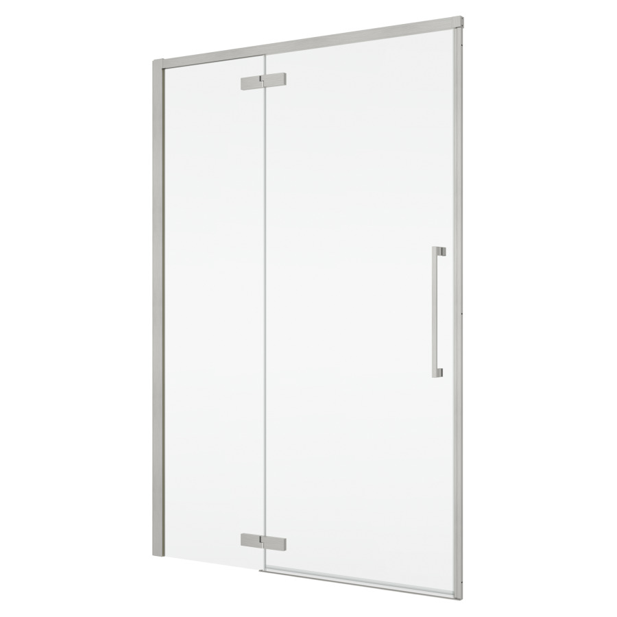 Porte battante Oriana
120 cm, H 200 cm
1 panneau, avec le panneau fixe
butée à gauche, avec cadre partiel