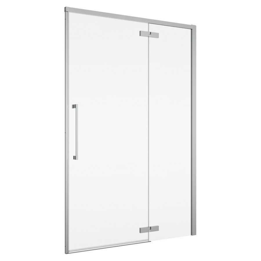 Porte battante Oriana
120 cm, H 200 cm
1 panneau, avec le panneau fixe
butée à droite, avec cadre partiel