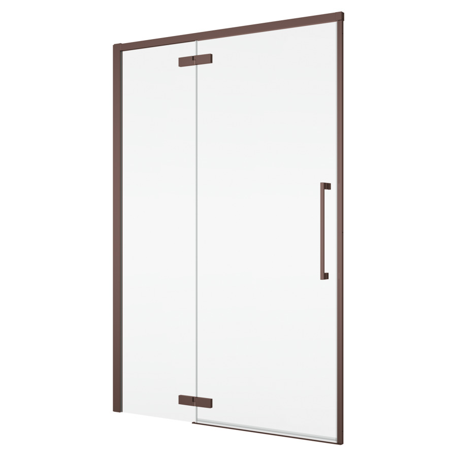 Porte battante Oriana
130 cm, H 200 cm
1 panneau, avec le panneau fixe
butée à gauche, avec cadre partiel