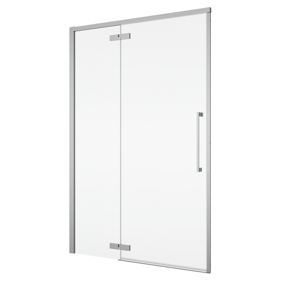 Porte battante Oriana
130 cm, H 200 cm
1 panneau, avec le panneau fixe
butée à gauche, avec cadre partiel