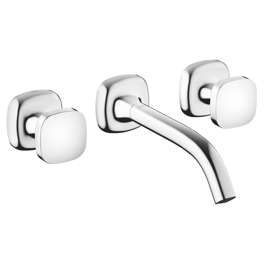 Batterie murale 3-trous COYA UP
saillie 190 mm, goulot fixe
débit 4.5 (L/min)
avec poignées carrées
sans corps à encastrer 751379/380
groupe acoustique&nbsp;I