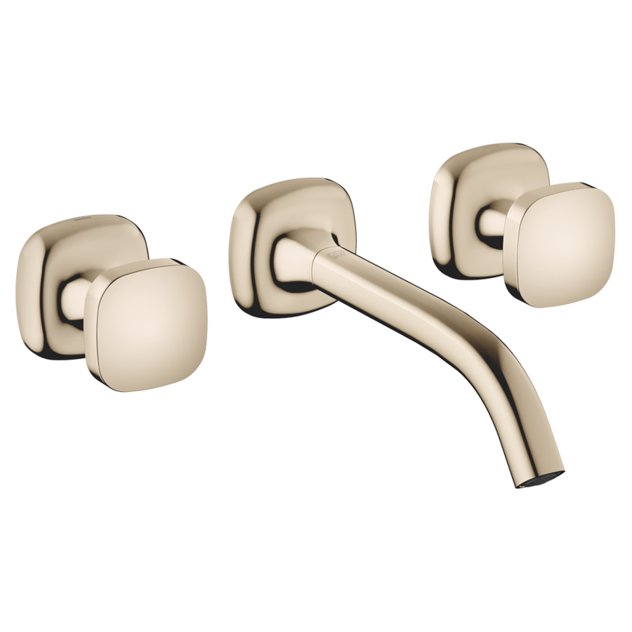Batterie murale 3-trous COYA UP
saillie 190 mm, goulot fixe
débit 4.5 (L/min)
avec poignées carrées
sans corps à encastrer 751379/380
groupe acoustique&nbsp;I