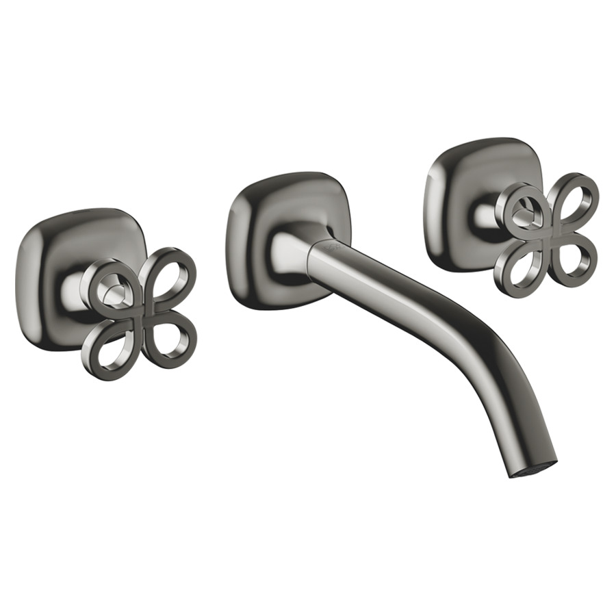 Batterie murale 3-trous COYA UP
saillie 190 mm, goulot fixe
débit 4.5 (L/min)
avec poignées en croix
sans corps à encastrer 751379/380
groupe acoustique&nbsp;I