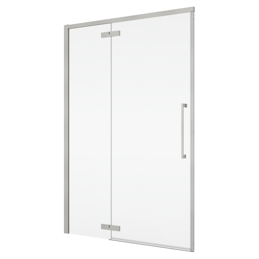 Porte battante Oriana
140 cm, H 200 cm
1 panneau, avec le panneau fixe
butée à gauche, avec cadre partiel