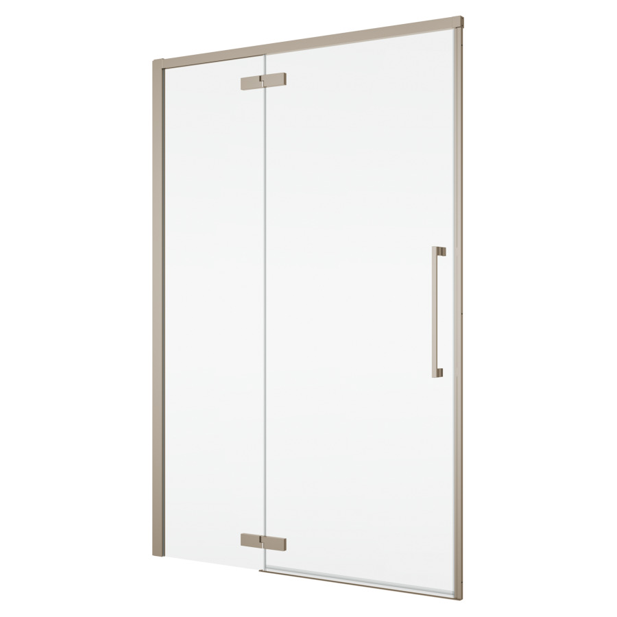 Porte battante Oriana
140 cm, H 200 cm
1 panneau, avec le panneau fixe
butée à gauche, avec cadre partiel