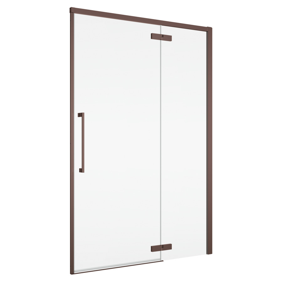 Porte battante Oriana
140 cm, H 200 cm
1 panneau, avec le panneau fixe
butée à droite, avec cadre partiel