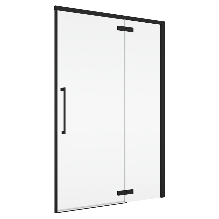 Porte battante Oriana
140 cm, H 200 cm
1 panneau, avec le panneau fixe
butée à droite, avec cadre partiel