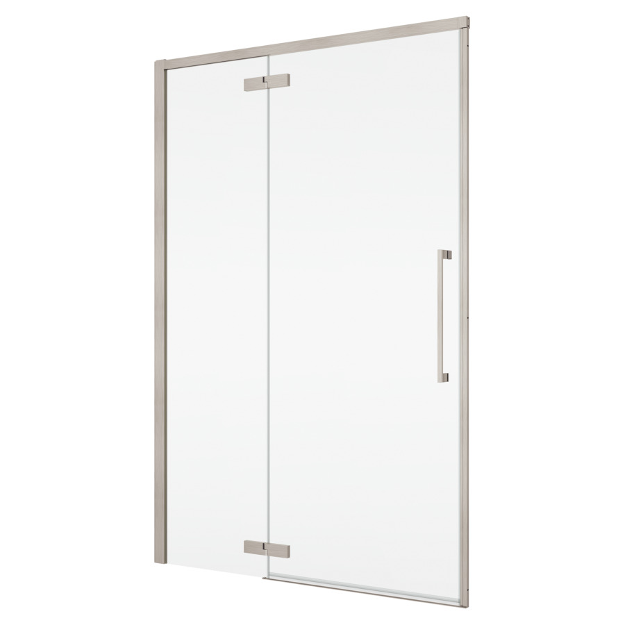 Porte battante Oriana
150 cm, H 200 cm
1 panneau, avec le panneau fixe
butée à gauche, avec cadre partiel