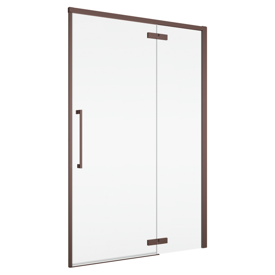 Porte battante Oriana
150 cm, H 200 cm
1 panneau, avec le panneau fixe
butée à droite, avec cadre partiel