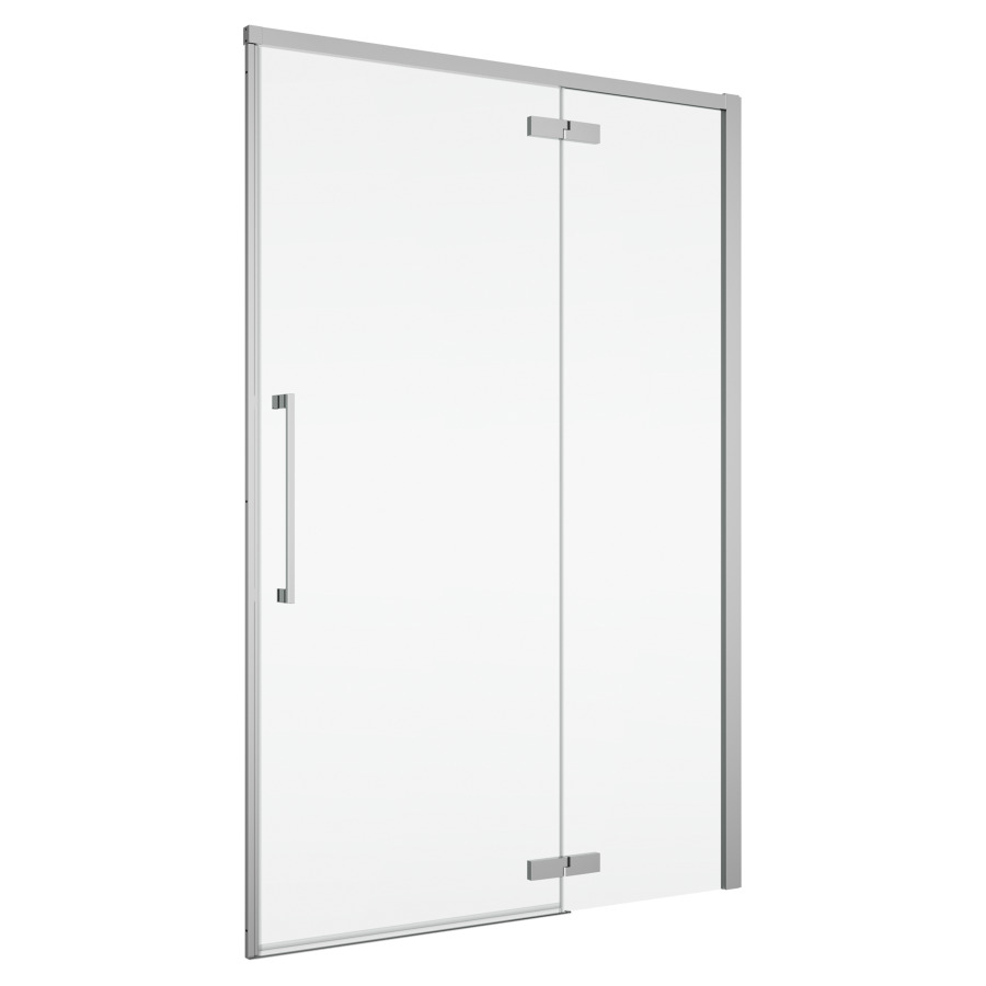 Porte battante Oriana
160 cm, H 200 cm
1 panneau, avec le panneau fixe
butée à droite, avec cadre partiel