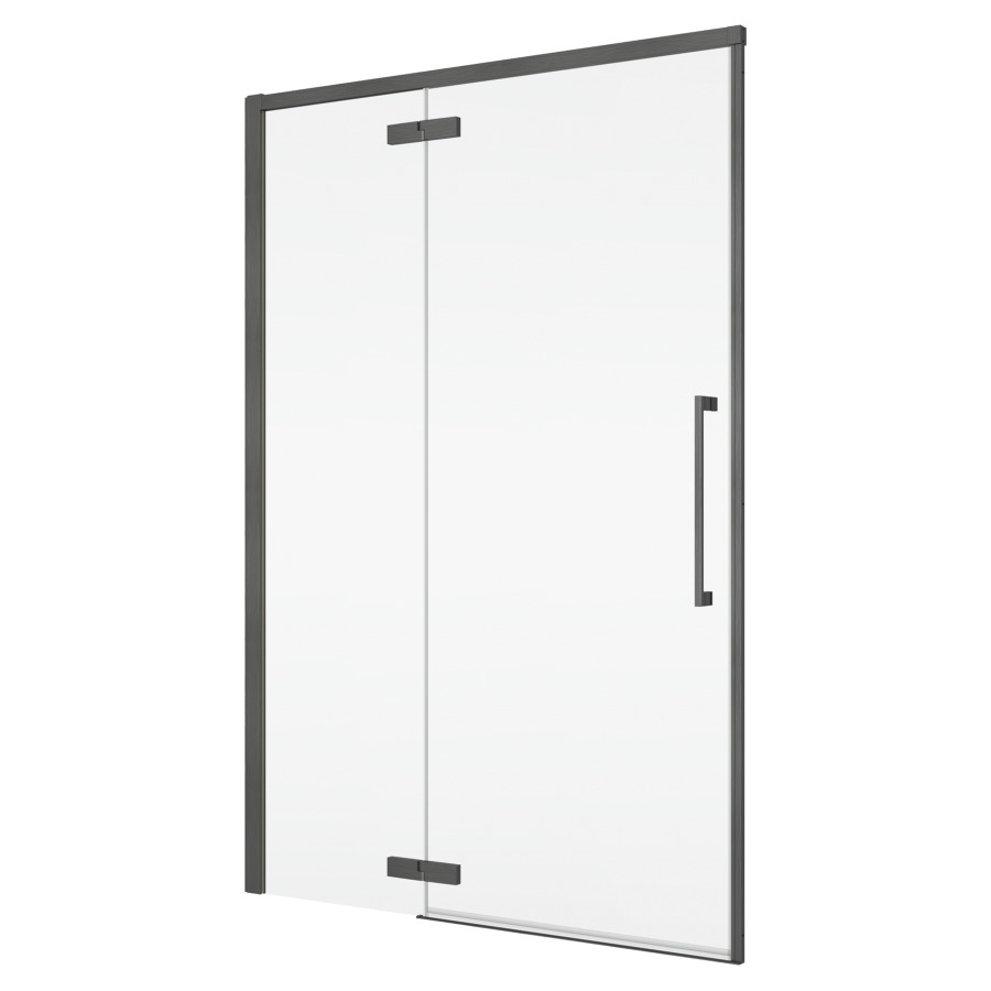 Porte battante Oriana
120.1-160 cm, H -200 cm
1 panneau, avec le panneau fixe
butée à gauche, avec cadre partiel
MESURES EXACTES SELON PRISE DE MESURE