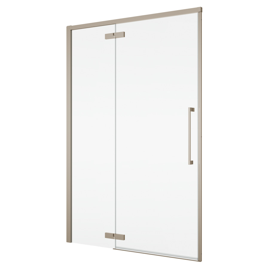 Porte battante Oriana
120.1-160 cm, H -200 cm
1 panneau, avec le panneau fixe
butée à gauche, avec cadre partiel
MESURES EXACTES SELON PRISE DE MESURE